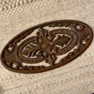 Vintage Cast Iron Plaque.
